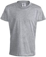 T-paita Kids Colour T-Shirt "keya" YC150, harmaa liikelahja logopainatuksella